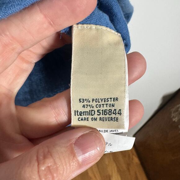 L.L.Bean Softlight Quilted Sweater Women 1X Plus Size Funnel Neck Gorpcore Cozy - Picture 7 of 10